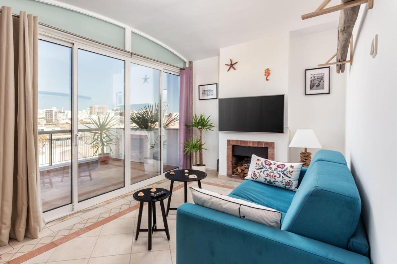 Marina Penthouse Faro Center Lejlighed Eksteriør billede
